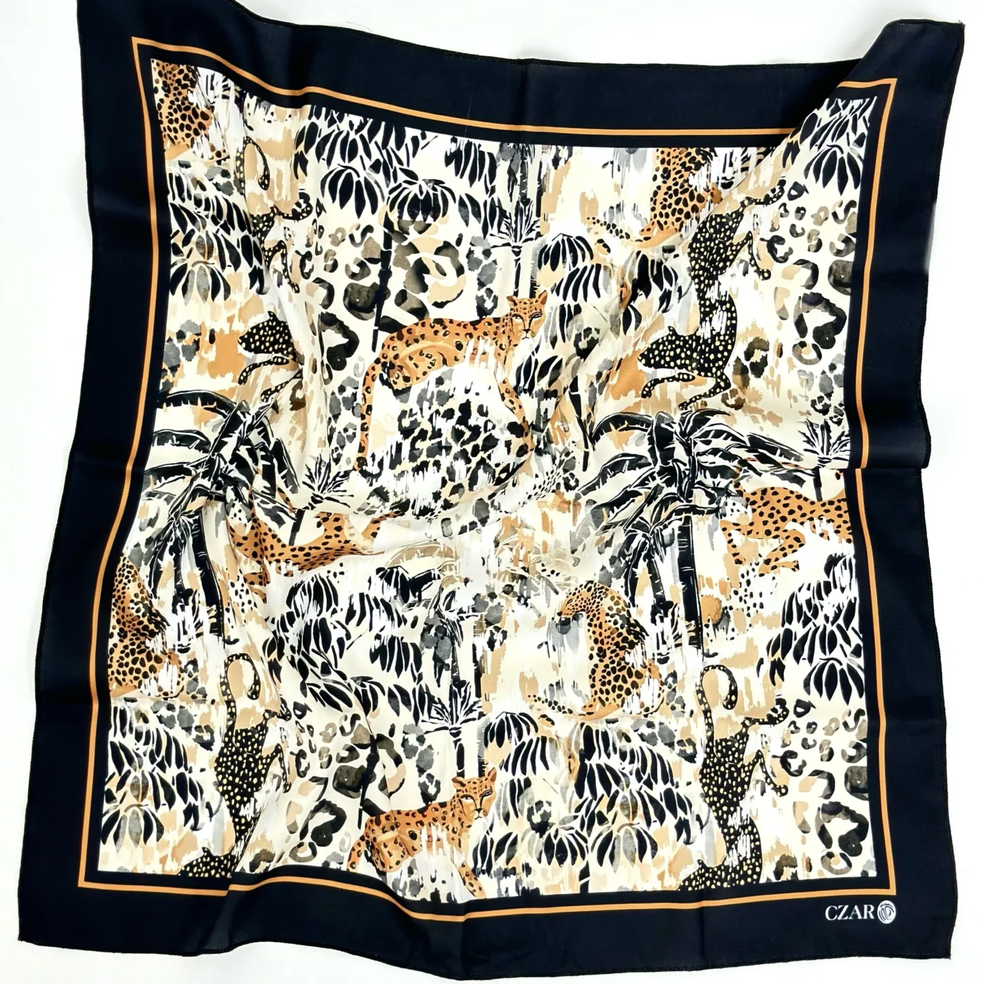 Hayvan Figürlü Leopar Fular